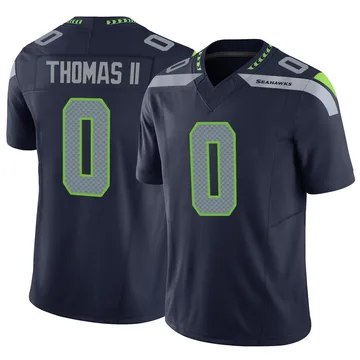 Youth Nike Seattle Seahawks Rodney Thomas II Navy Vapor F.U.S.E. Jersey - Limited