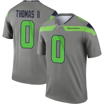 Youth Nike Seattle Seahawks Rodney Thomas II Steel Inverted Jersey - Legend