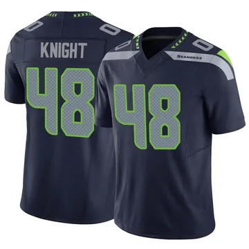 Youth Nike Seattle Seahawks Tyrice Knight Navy Vapor F.U.S.E. Jersey - Limited