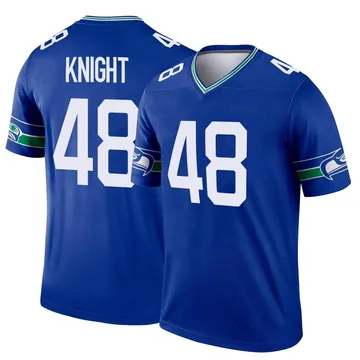 Youth Nike Seattle Seahawks Tyrice Knight Royal Throwback Jersey - Legend