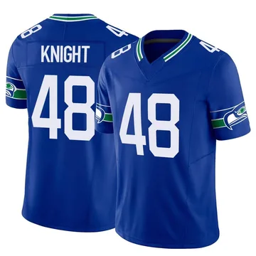 Youth Nike Seattle Seahawks Tyrice Knight Royal Throwback Vapor F.U.S.E. Jersey - Limited