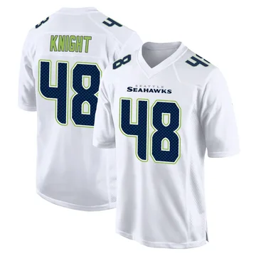 Youth Nike Seattle Seahawks Tyrice Knight White Tundra Fashion Jersey - Game