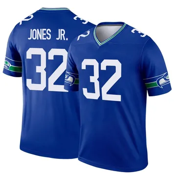 Youth Nike Seattle Seahawks Velus Jones Jr. Royal Throwback Jersey - Legend